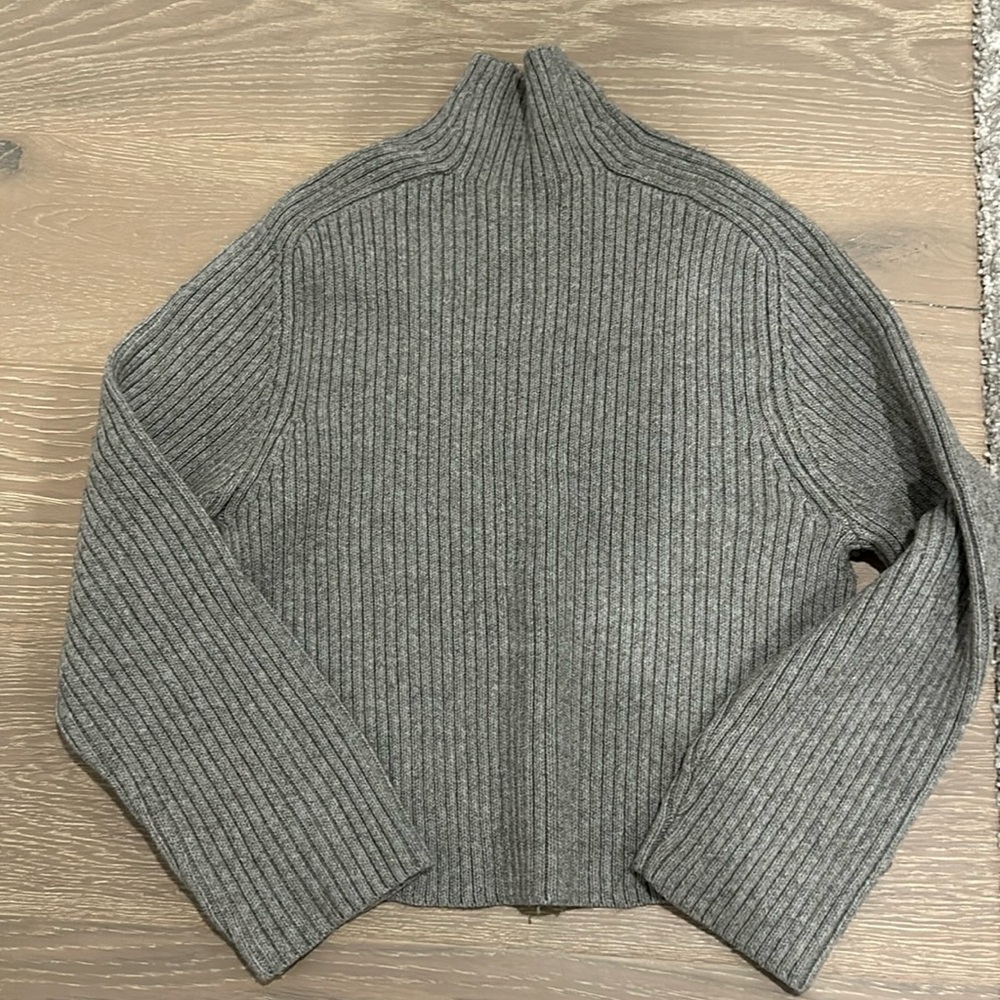 EUC wool blend mock neck sweater XS